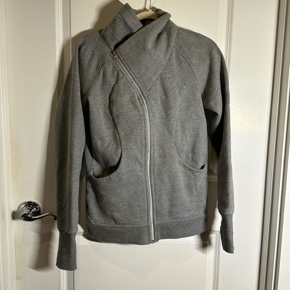 Lululemon Scuba Calm & Cozy Sweatshirt Jacket Size 8 - Picture 1 of 5